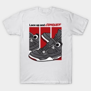 AJ 4 Retro Bred Sneaker T-Shirt